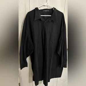 Harbor Bay Black long sleeved dress shirt